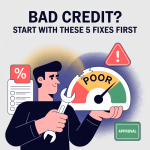 Bad Credit? Start With These 5 Fixes First