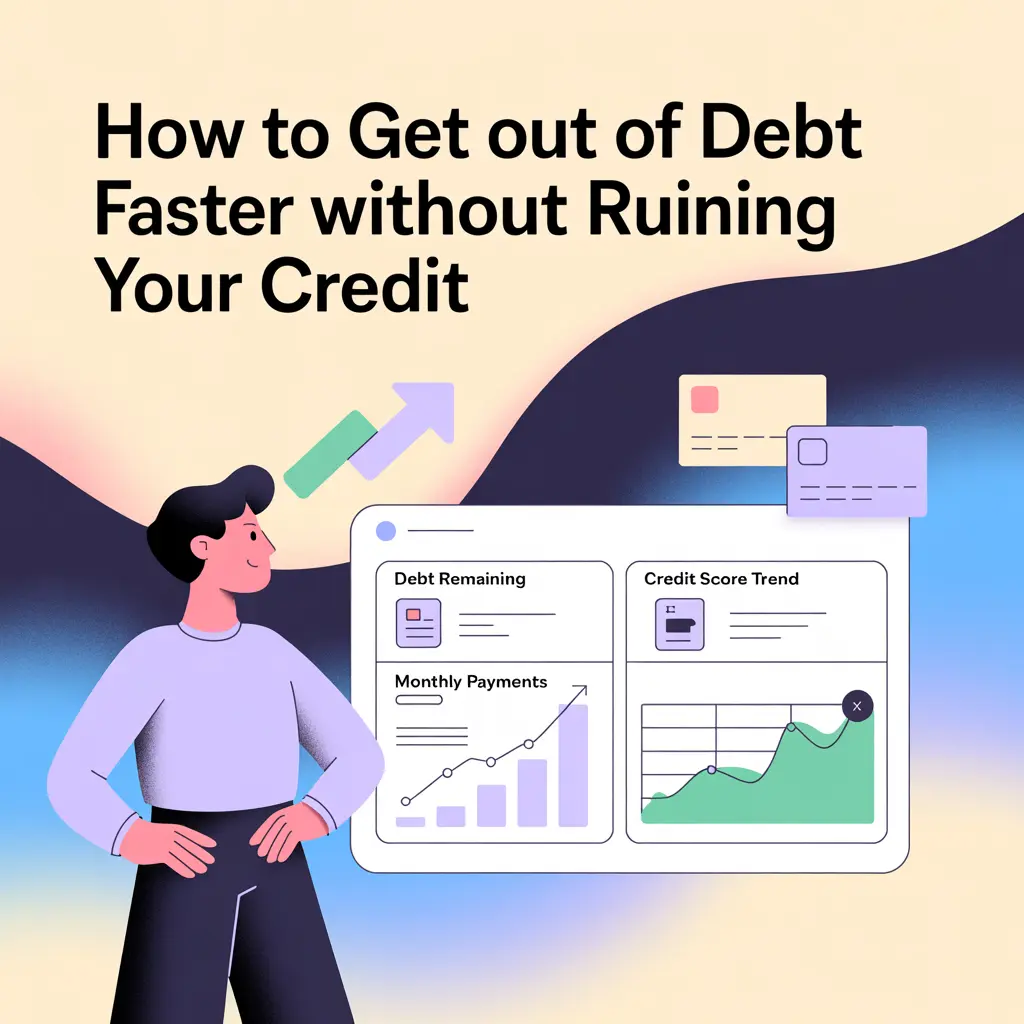 How to Get Out of Debt Faster Without Ruining Your Credit
